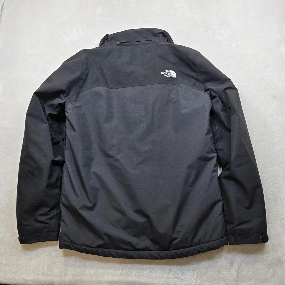 The North Face HyVent Jacket Mens Small‎ Black Insulated Zip Waterproof